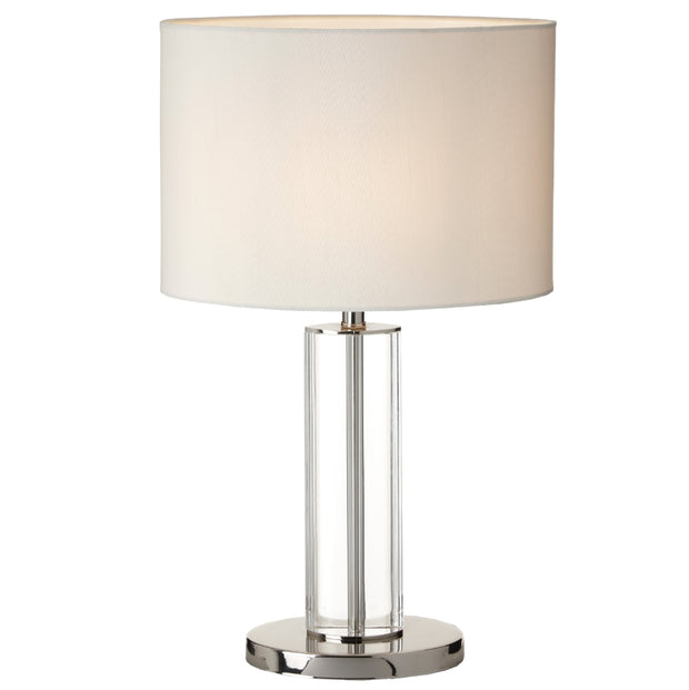 Brilliant Nickel Table Lamp