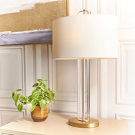 Bellamy Antique Brass Finish Table Lamp