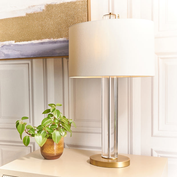 Bellamy Antique Brass Finish Table Lamp