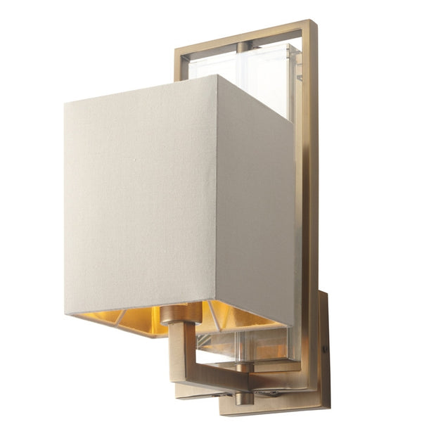 Astoria Antique Brass Finish Wall Lamp