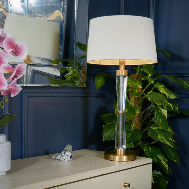 Harrington Antique Brass Finish Table Lamp