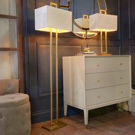 Elysian Antique Brass Floor Lamp