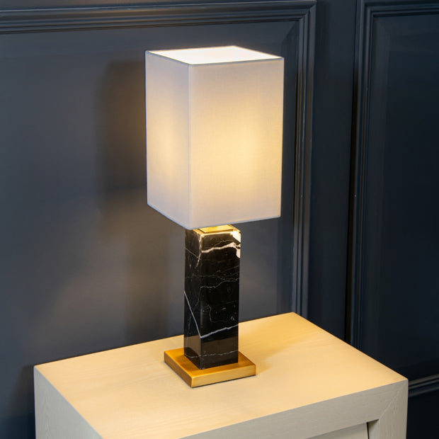 Paragon Black Marble Table Lamp