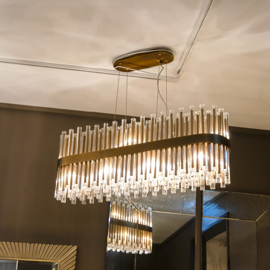 Iris Long Chandelier
