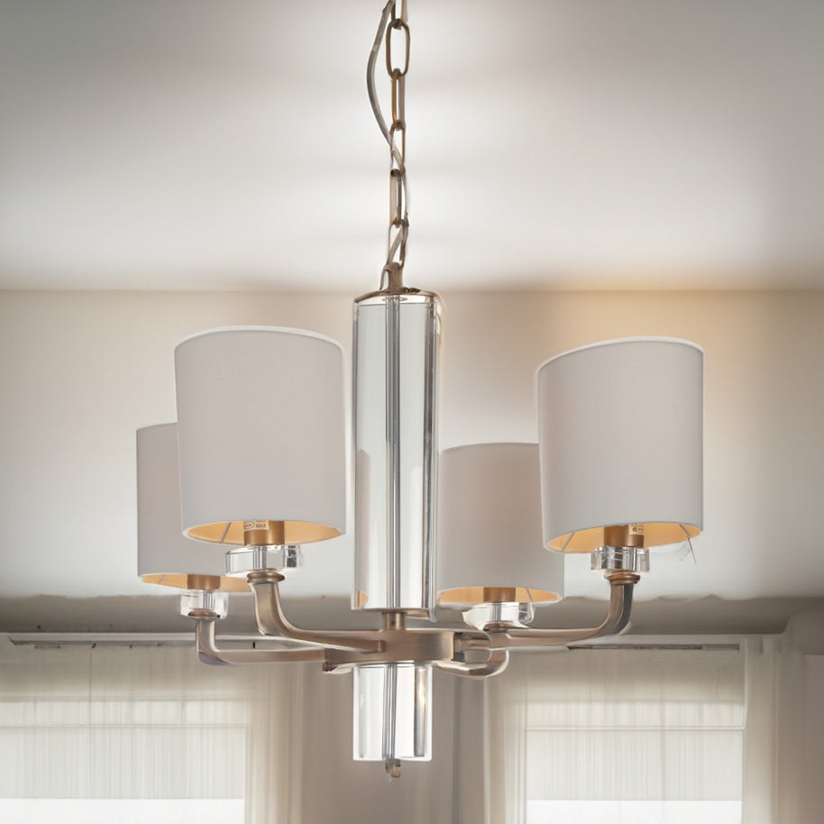 Bellamy Antique Brass Finish Chandelier