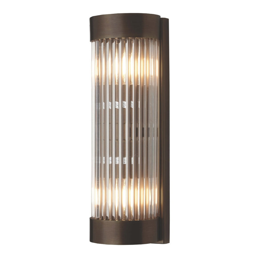Waltz Dark Brass Finish Wall Lamp