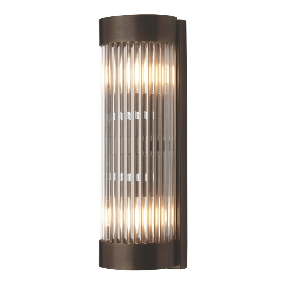Waltz Dark Brass Finish Wall Lamp