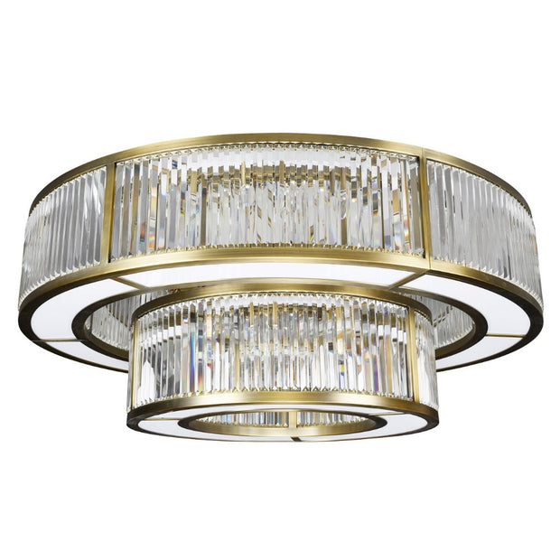 Avalon Antique Brass Chandelier