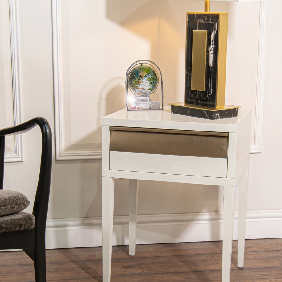 Capri 1 Drawer Bedside