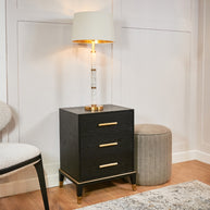 Duke 3 Drawer Side Table
