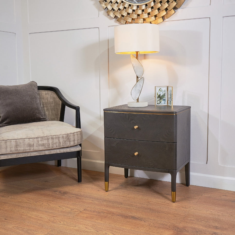 Montrose 2 Drawer Side Table