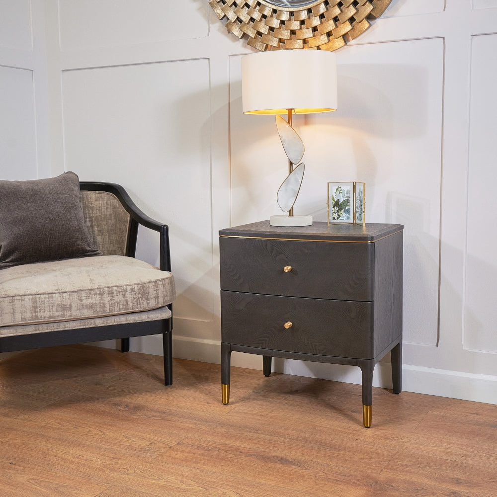Montrose 2 Drawer Side Table