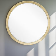 Florence Distressed Gold Leaf Wall Mirror