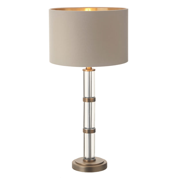 Zion Antique Brass Finish Table Lamp