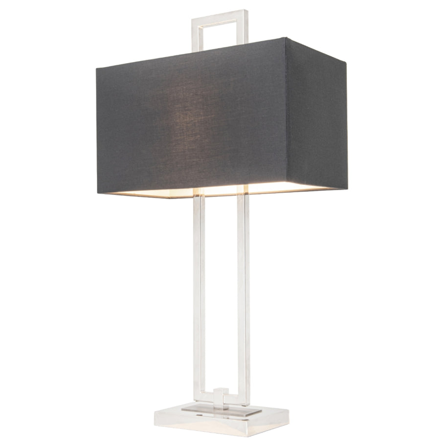 Elysian Nickel Finish Table Lamp