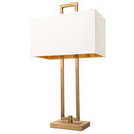Elysian Antique Brass Finish Table Lamp