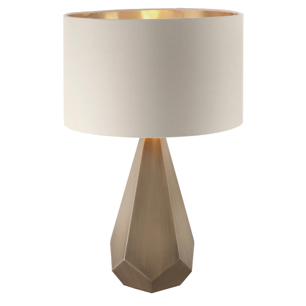 Lucian Antique Brass Table Lamp