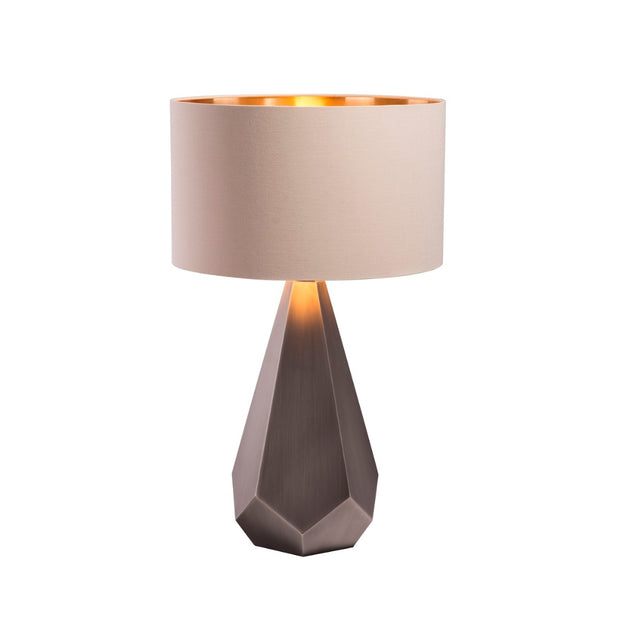 Lucian Gunmetal Finish Table Lamp