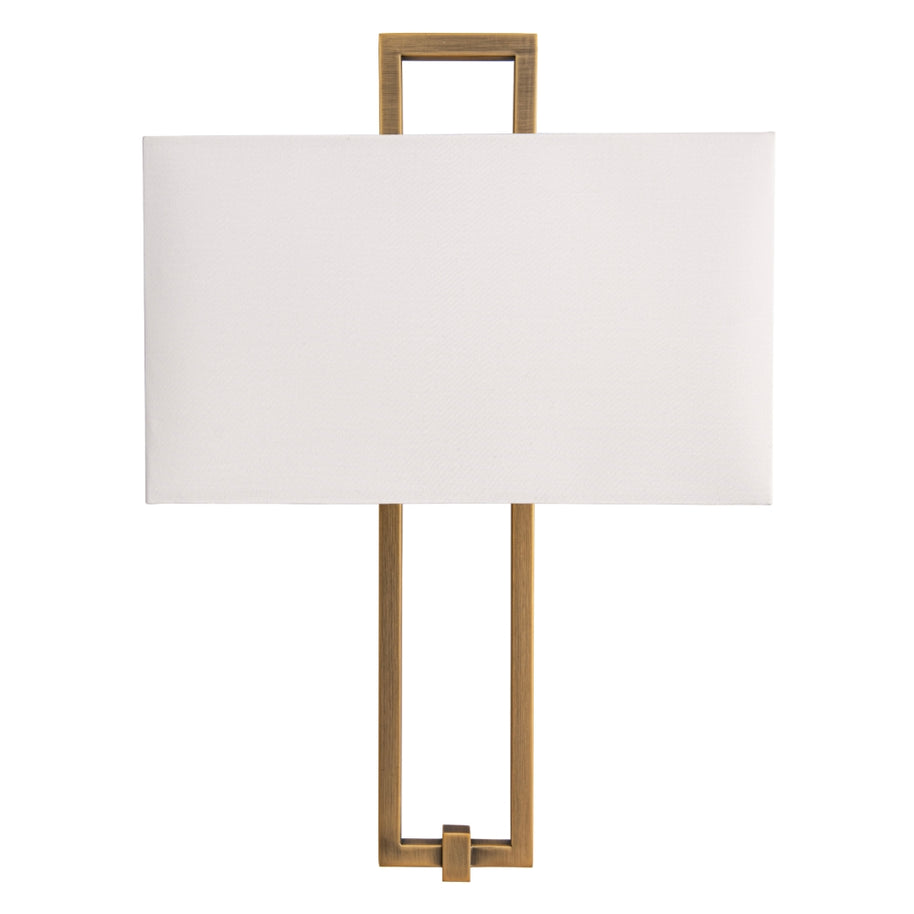 Elysian Antique Brass Finish Wall Lamp