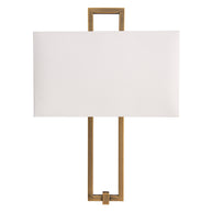 Elysian Antique Brass Finish Wall Lamp