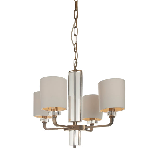 Bellamy Antique Brass Finish Chandelier