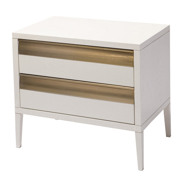 Capri 2 Drawer Side Table