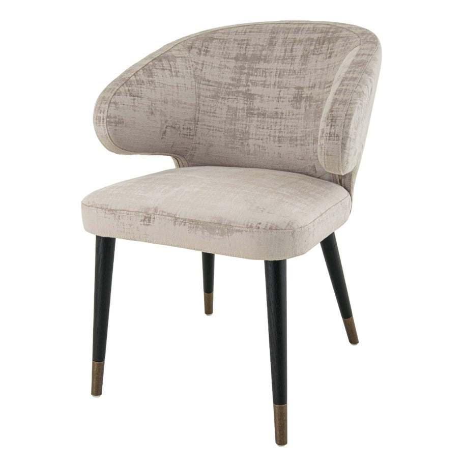 Valencia Luxe Mushroom Finish Chair