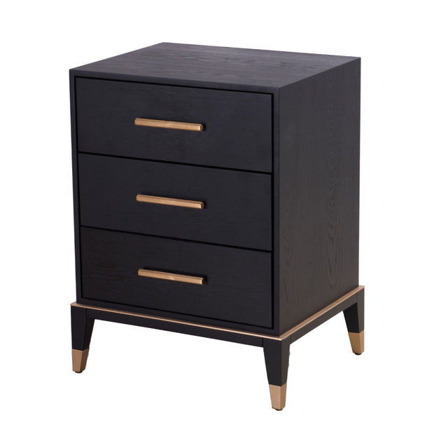 Duke 3 Drawer Side Table
