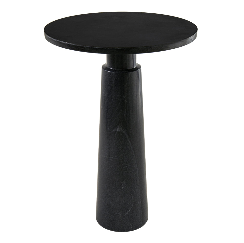 Lyra Black Marble Side Table