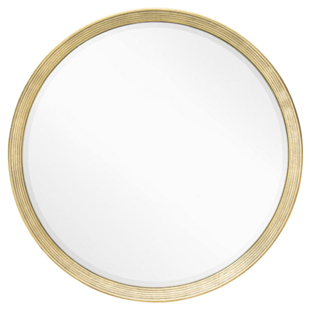 Florence Distressed Gold Leaf Wall Mirror