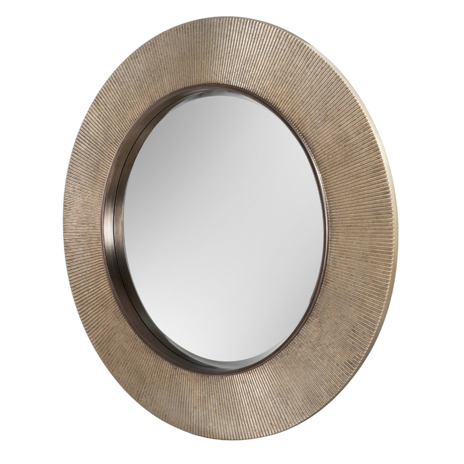 Jasmine Distressed Gold Leaf Wall Mirror