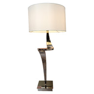 Nebula Nickel Finish Table Lamp (Right)
