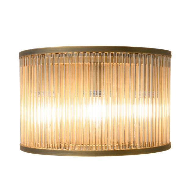 Doric Antique Brass Finish Wall Lamp