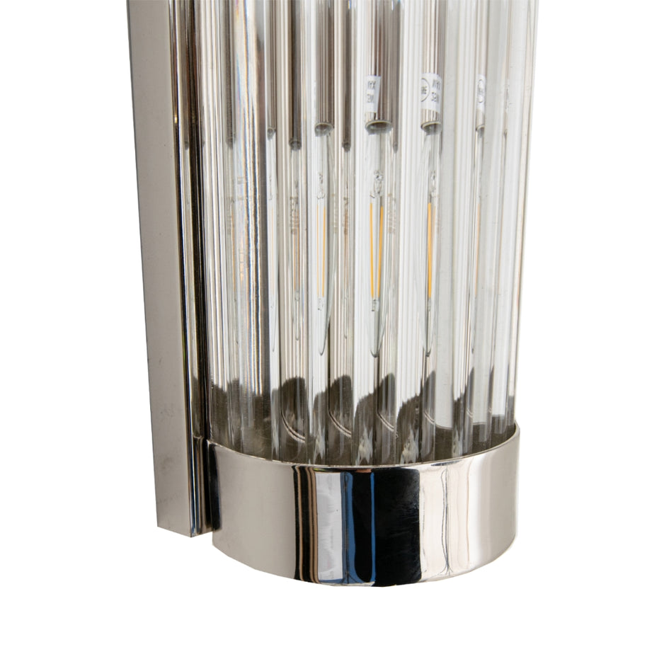 Waltz Nickel Finish Long Wall Lamp