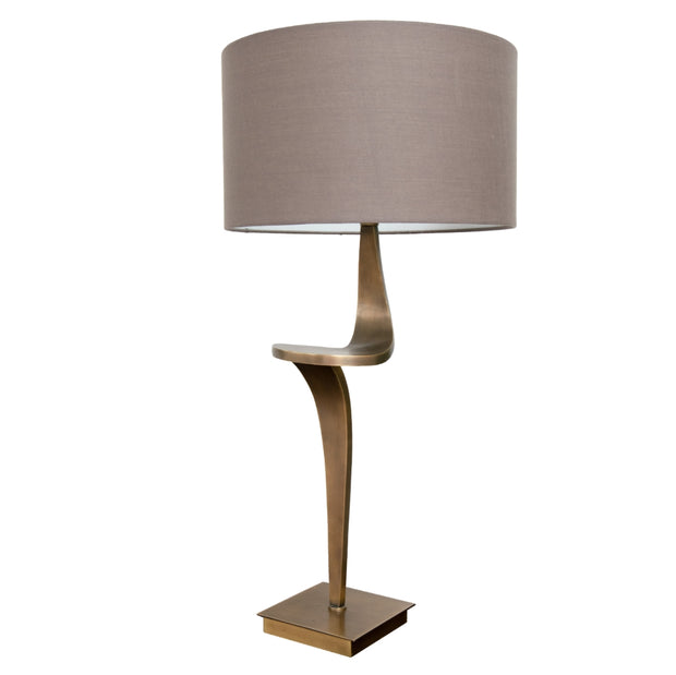 Nebula Antique Brass Finish Table Lamp (Right)