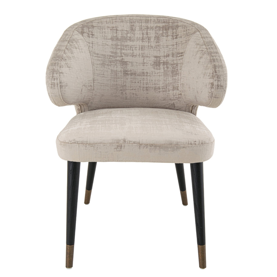 Valencia Luxe Mushroom Finish Chair