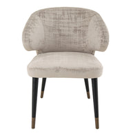 Valencia Luxe Mushroom Finish Chair