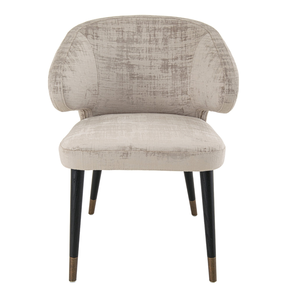 Valencia Luxe Mushroom Finish Chair