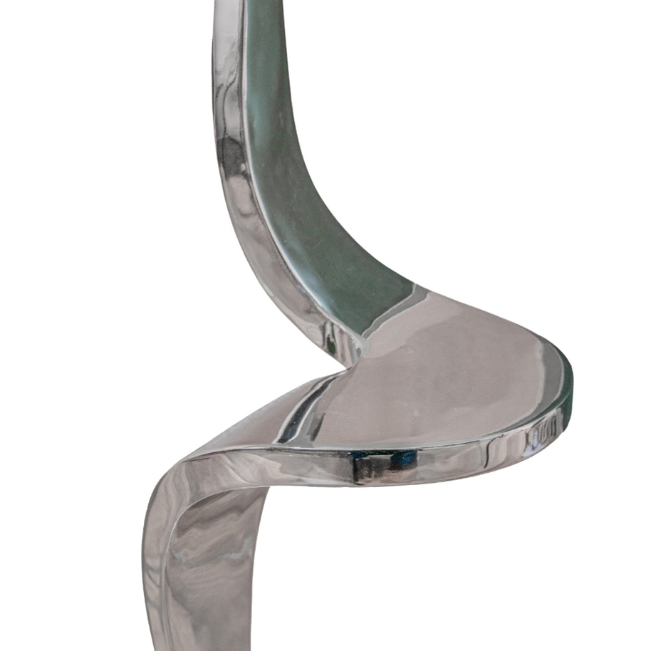 Nebula Nickel Finish Table Lamp (Right)