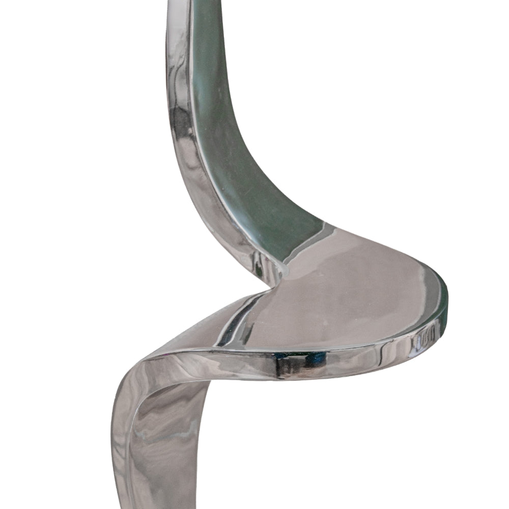 Nebula Nickel Finish Table Lamp (Right)