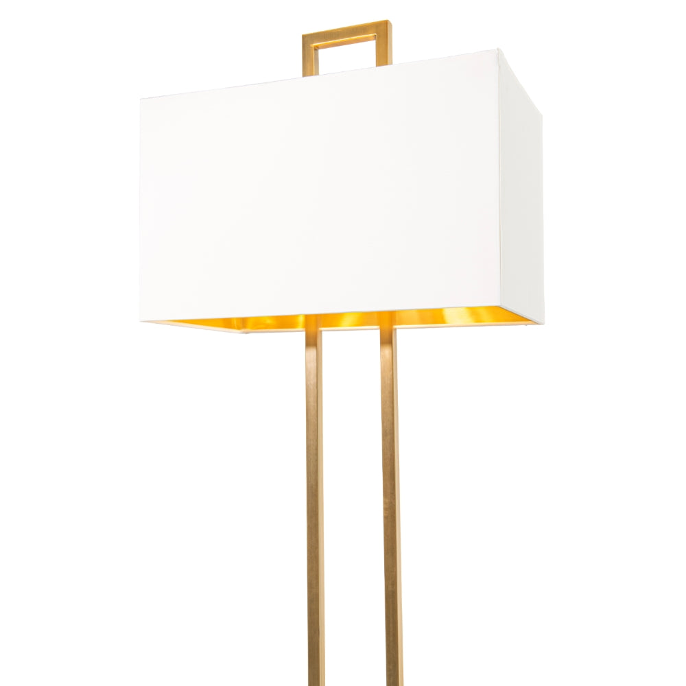 Elysian Antique Brass Floor Lamp