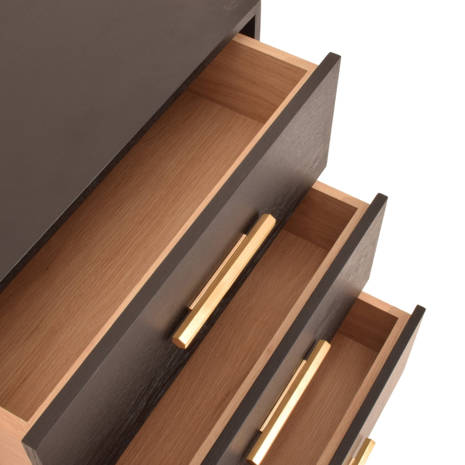 Duke 3 Drawer Side Table