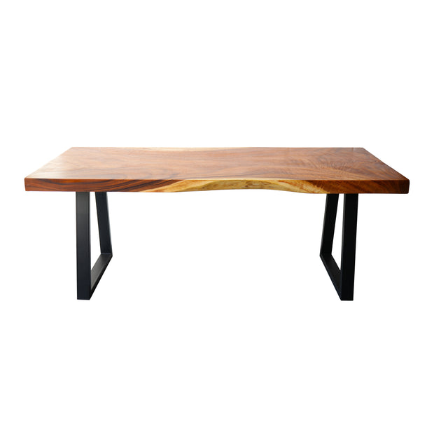 Amber Grain Live Edge Dining Table