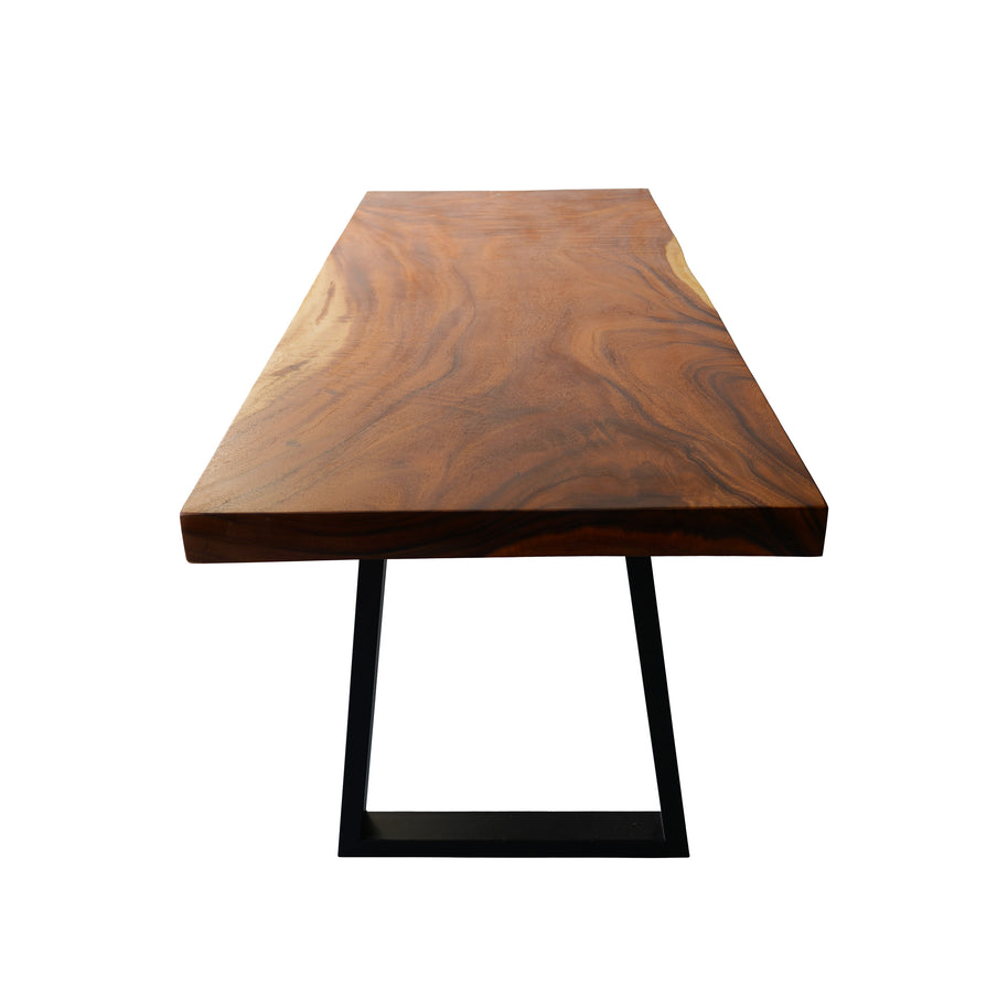 Amber Grain Live Edge Dining Table