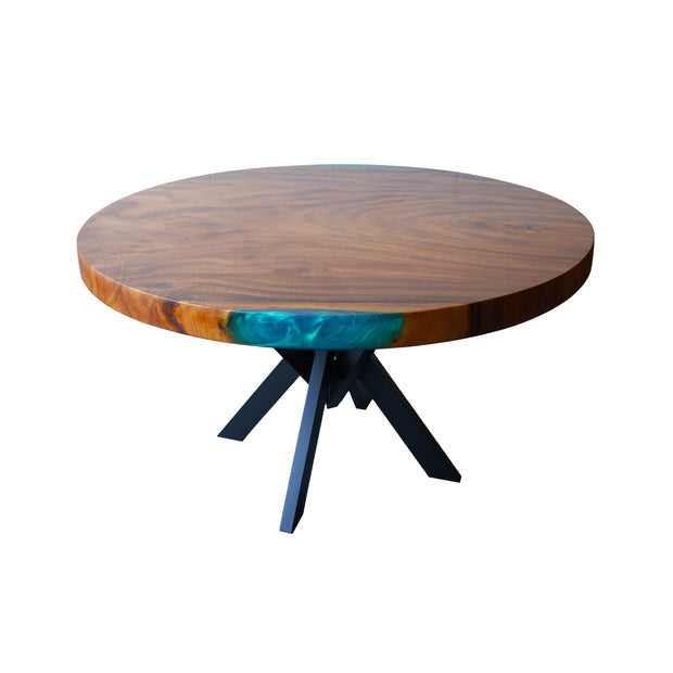 Turquoise Lagoon Round Coffee Table