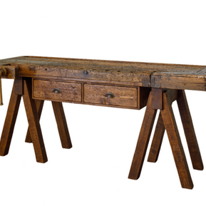 Goat Joinery bench cabinet by Home4Rest, handcrafted from reclaimed wood