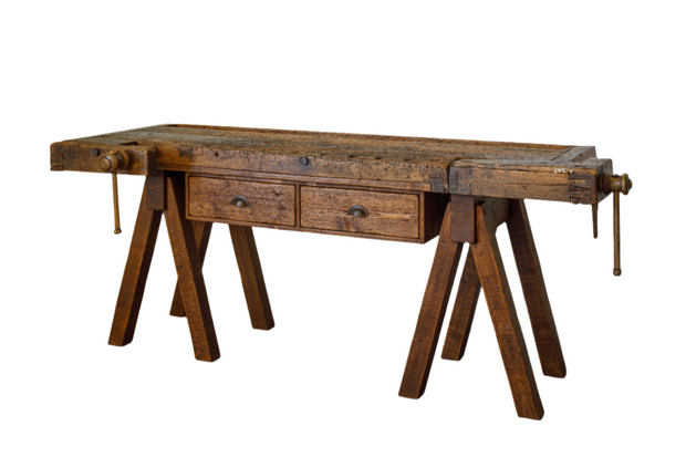 Goat Joinery bench cabinet by Home4Rest, handcrafted from reclaimed wood