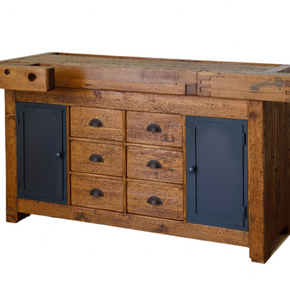 Fasan Joinery bench cabinet by Home4Rest, handcrafted from reclaimed wood