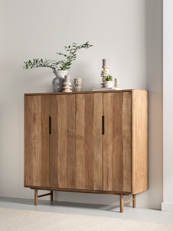 Cupboard Bliss low, 4 doors