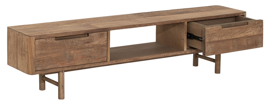 TV stand Bliss No.1 small, 2 drawers, open rack